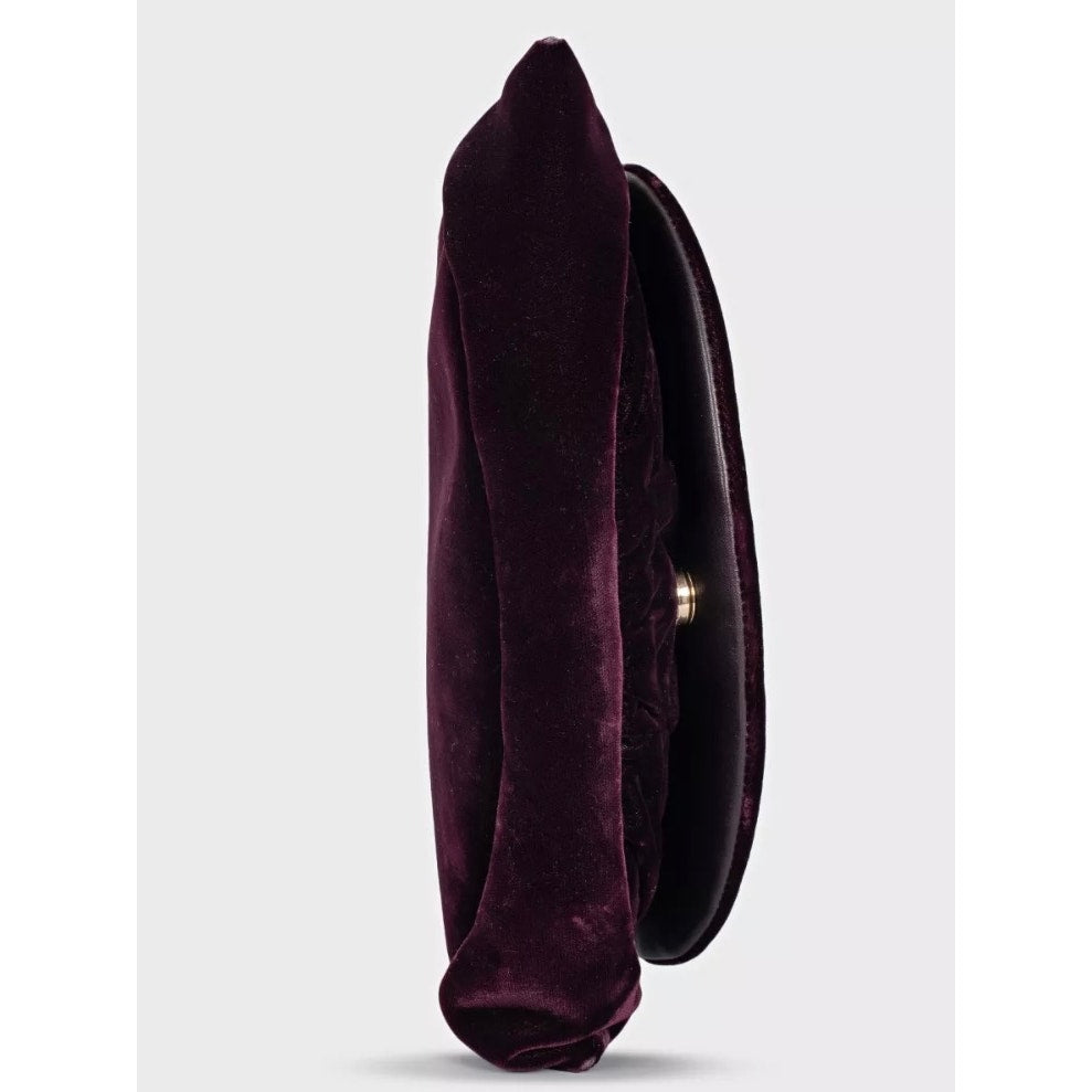 Chanel Purple Half Moon Wallet On Chain Pre-owned