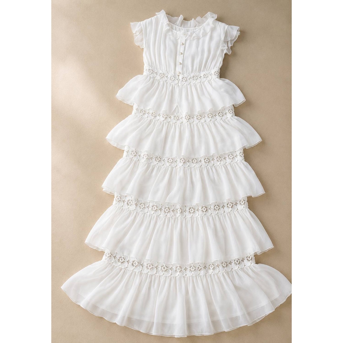 Chanel Resort 2011 Boho Chic Silk Maxi Dress Size 36