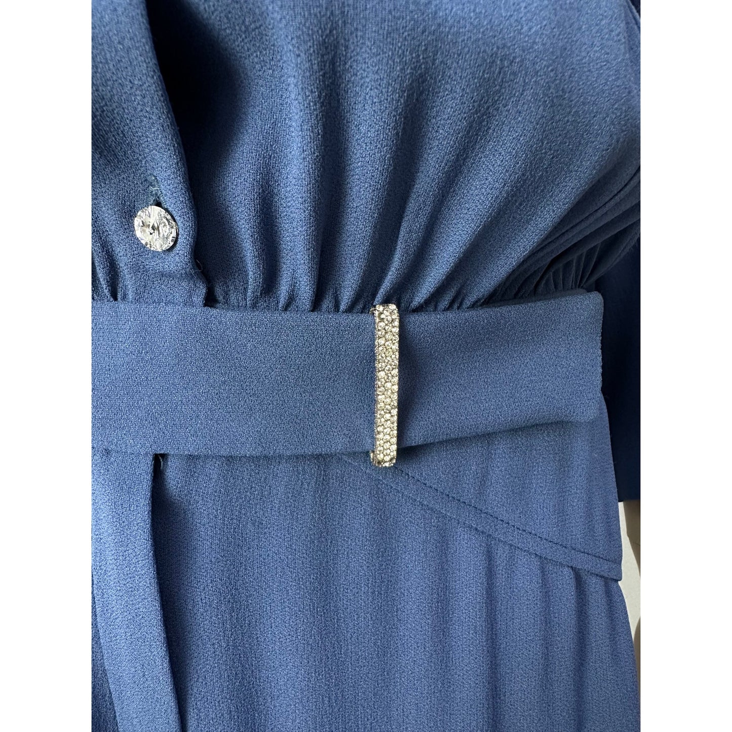 Azzaro Indigo Belted Jumpsuit sz.38