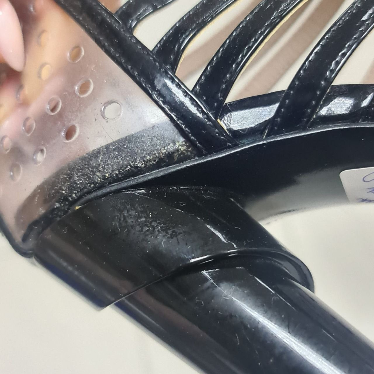 Chanel 2009 Interlocking CC Logo Sandals Sz.38.5 Pre-owned