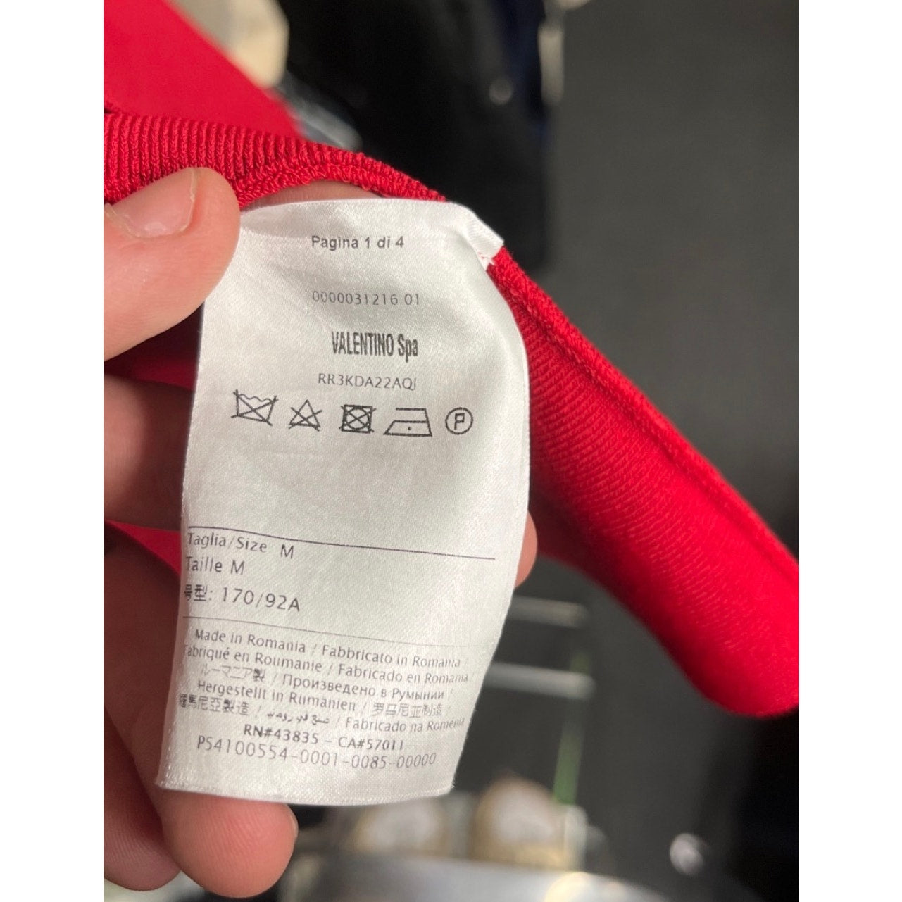 Red Valentino Fitted Printed Dress - Size M Pre-owned