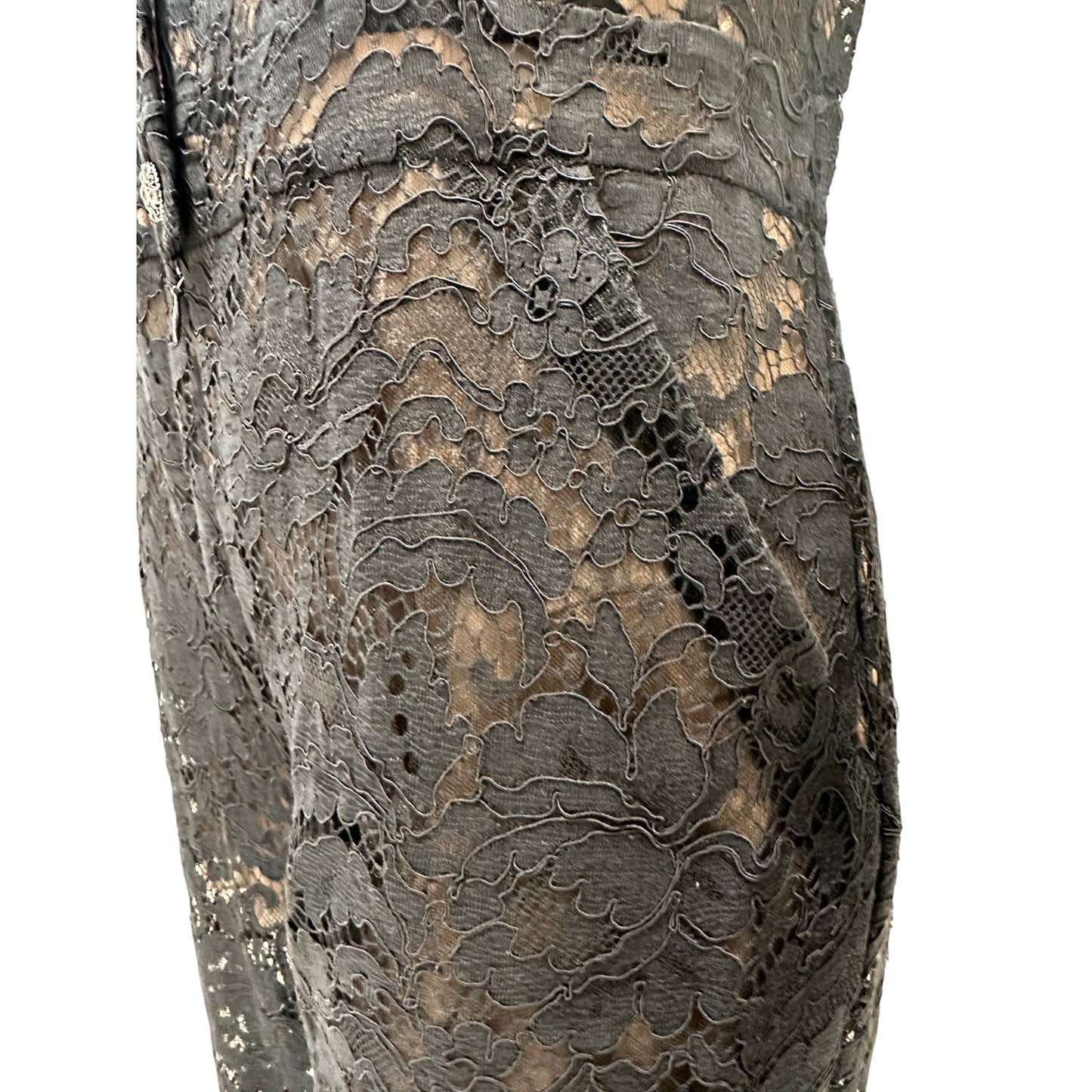 Chanel Black Lace Evening Jumpsuit - Size 44 Pre-owned