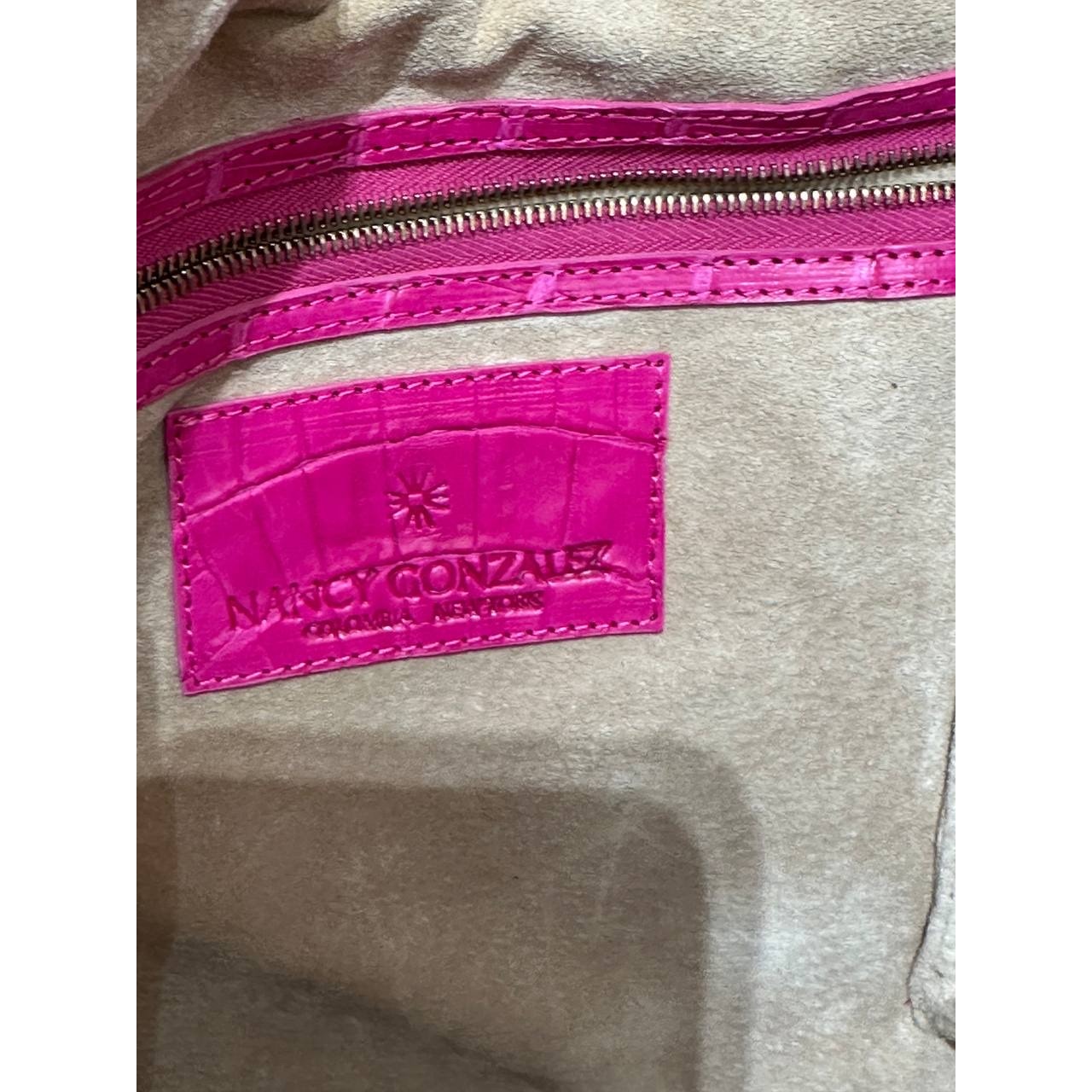 Nancy Gonzalez Pink Lambskin  Tote Pre-owned