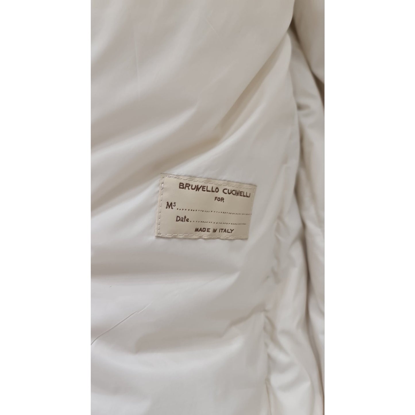 Brunello Cucinelli Quilted Silk Blend Bomber Jacket Sz.40 pre-owned