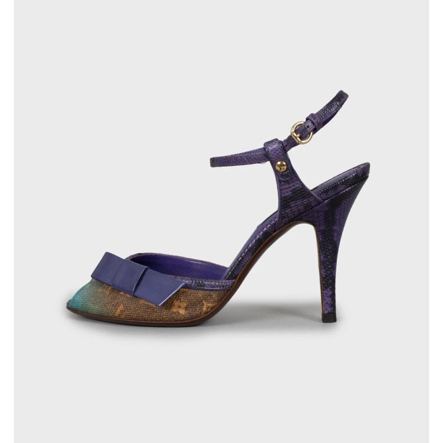 Louis Vuitton Limited Edition Purple Flash Jokes Sandals Sz.37 Pre-owned