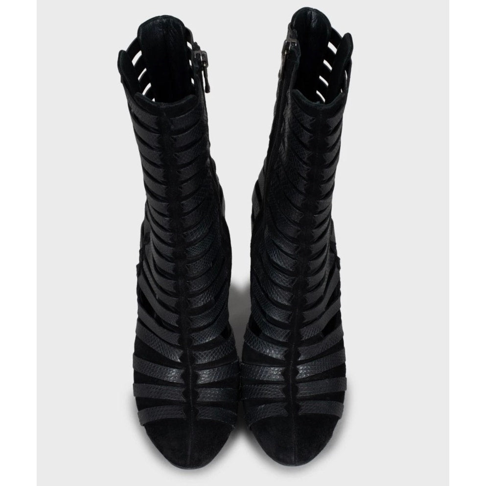 Bottega Veneta Black Suede Ankle Boots - Size 37 Pe-owned