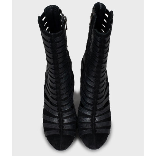 Bottega Veneta Black Suede Ankle Boots - Size 37 Pe-owned