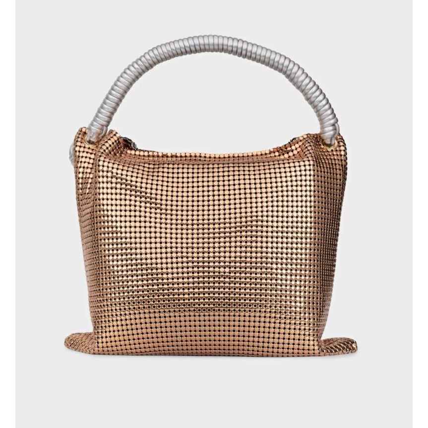 NWOT Paco Rabanne Gold Metal Shoulder Bag pre-owned