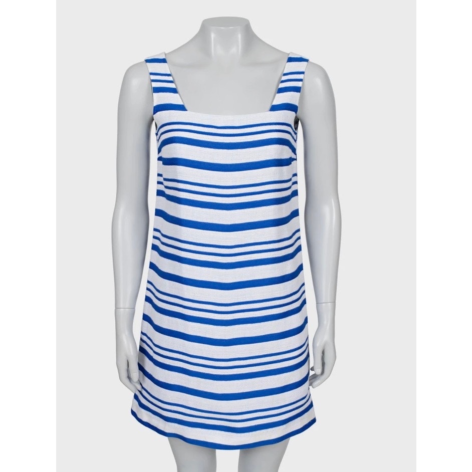 NWOT Dolce & Gabbana Chic Striped A-Line Mini Dress Sz.XS pre-owned