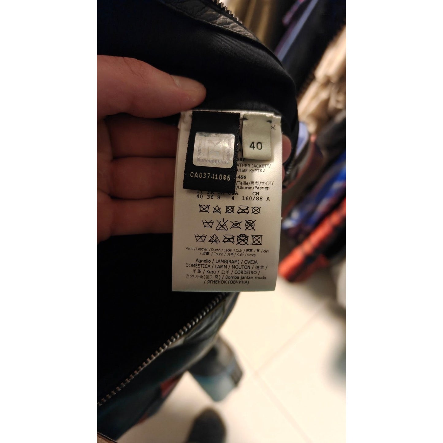 Fendi Multicolor Leather Cropped Jacket - Size 40 Pre-owned