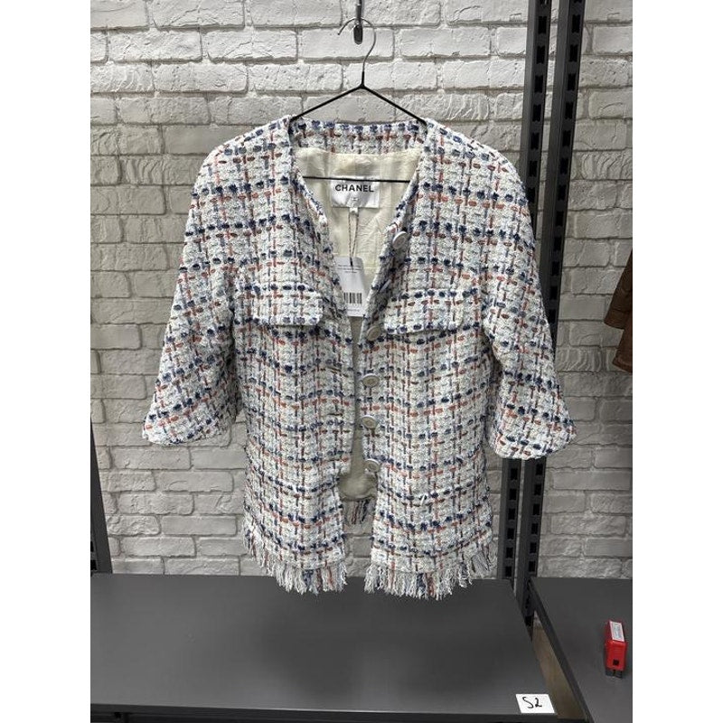 Chanel Spring 2018 Fringe Jacket Blazer - French 40 / L Pre-owned