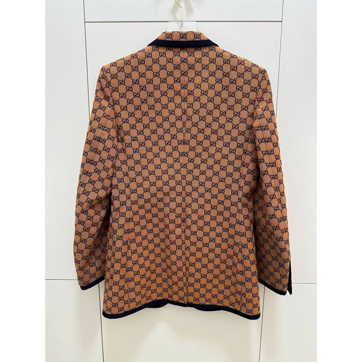 Gucci GG Monogram Canvas Blazer Sz.42 Pre-owned
