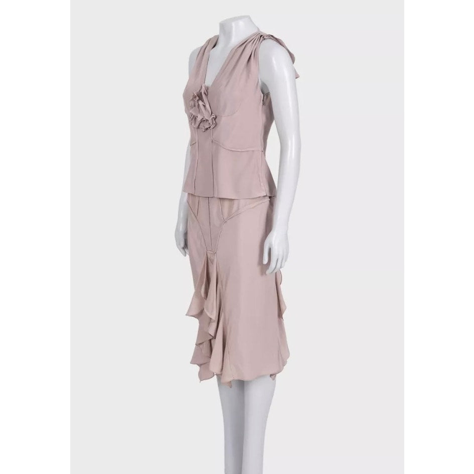 Yves Saint Laurent by Tom Ford Vintage Pink Suit Set S Pre-owned