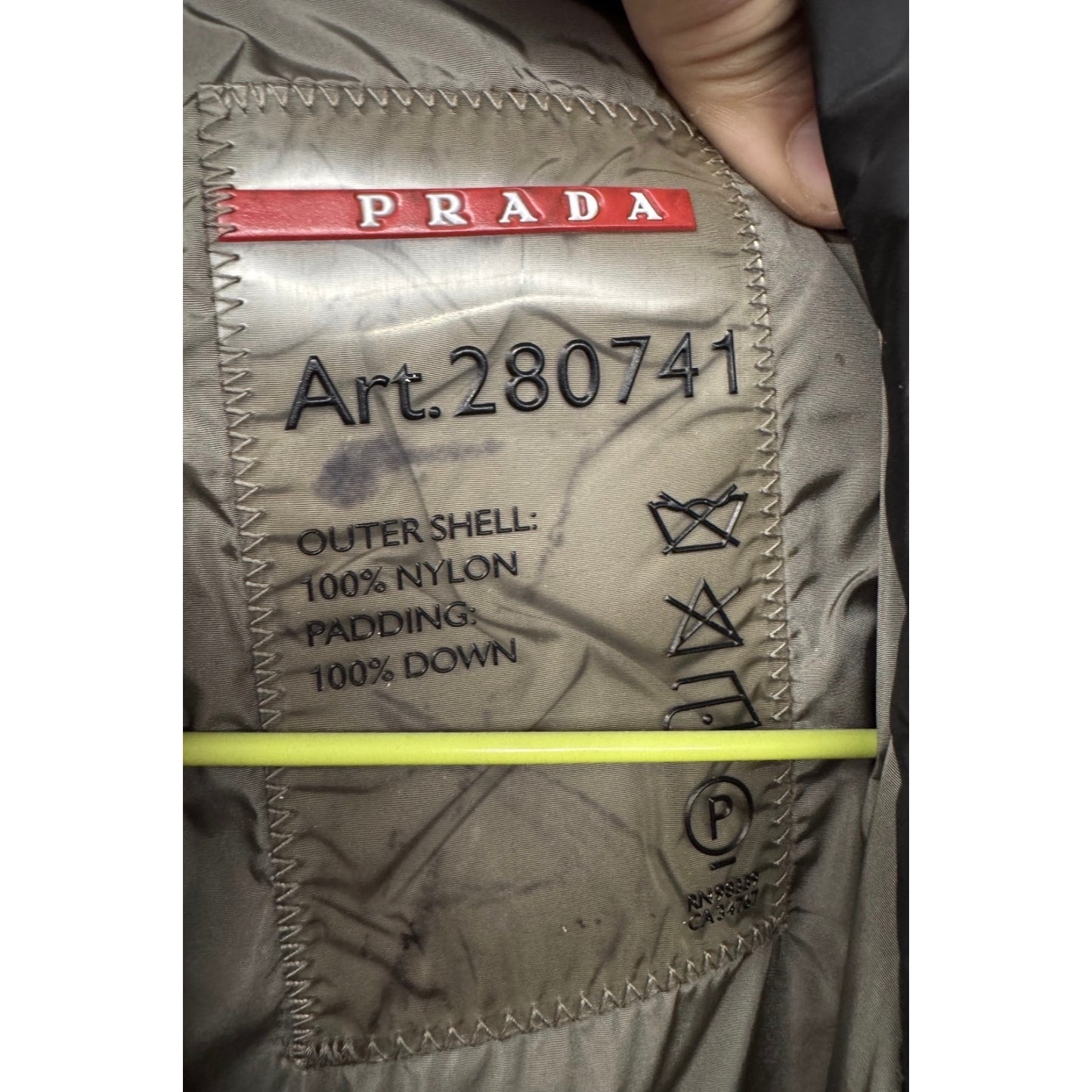 Prada Black Ski Jacket with Patches M / IT42 pre-owned
