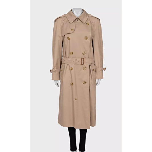 Burberry Double-Breasted Brown Trench Coat - IT 48/XXL pre-owned