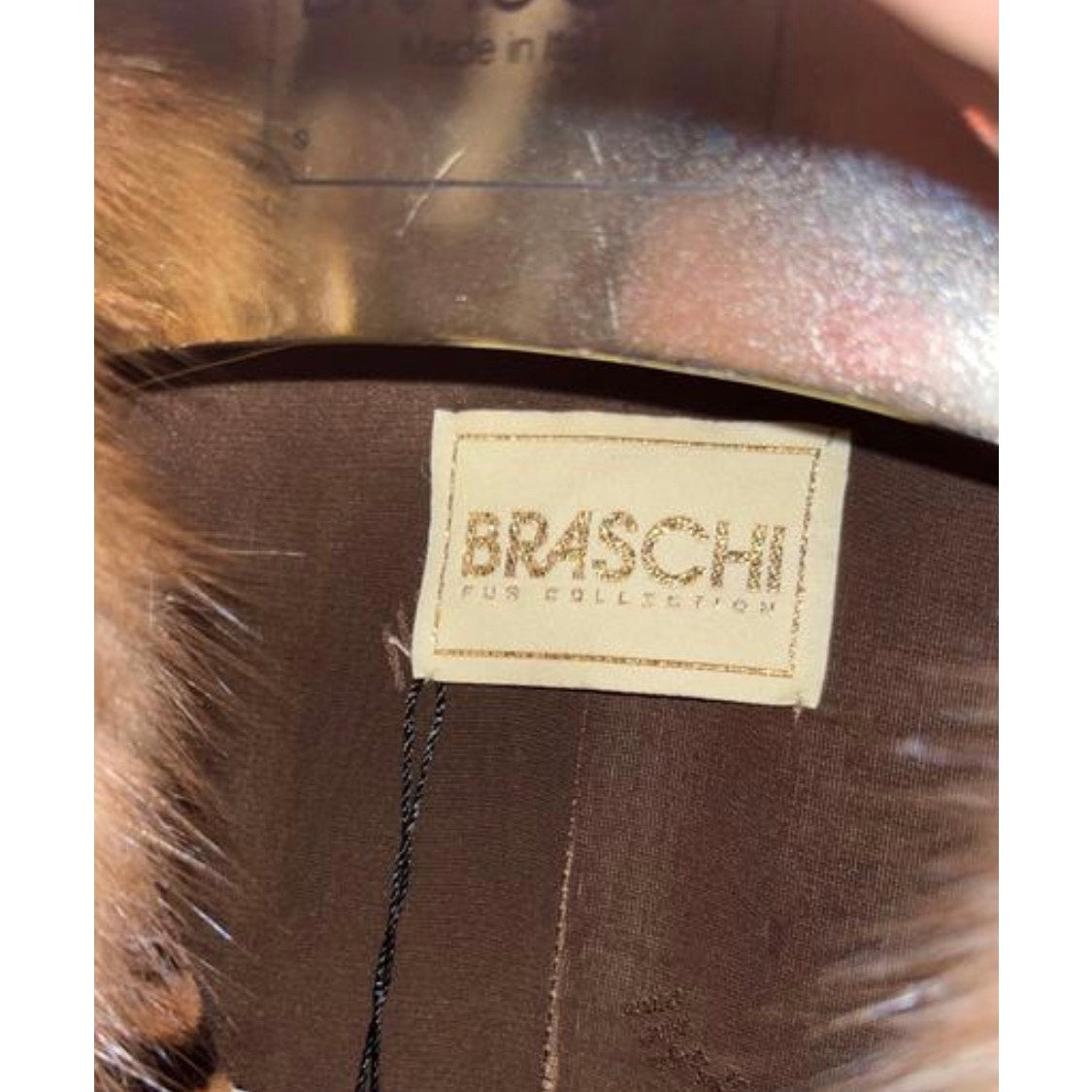 Luxurious Braschi Brown  Coat - Animal Print XS Pre-owned