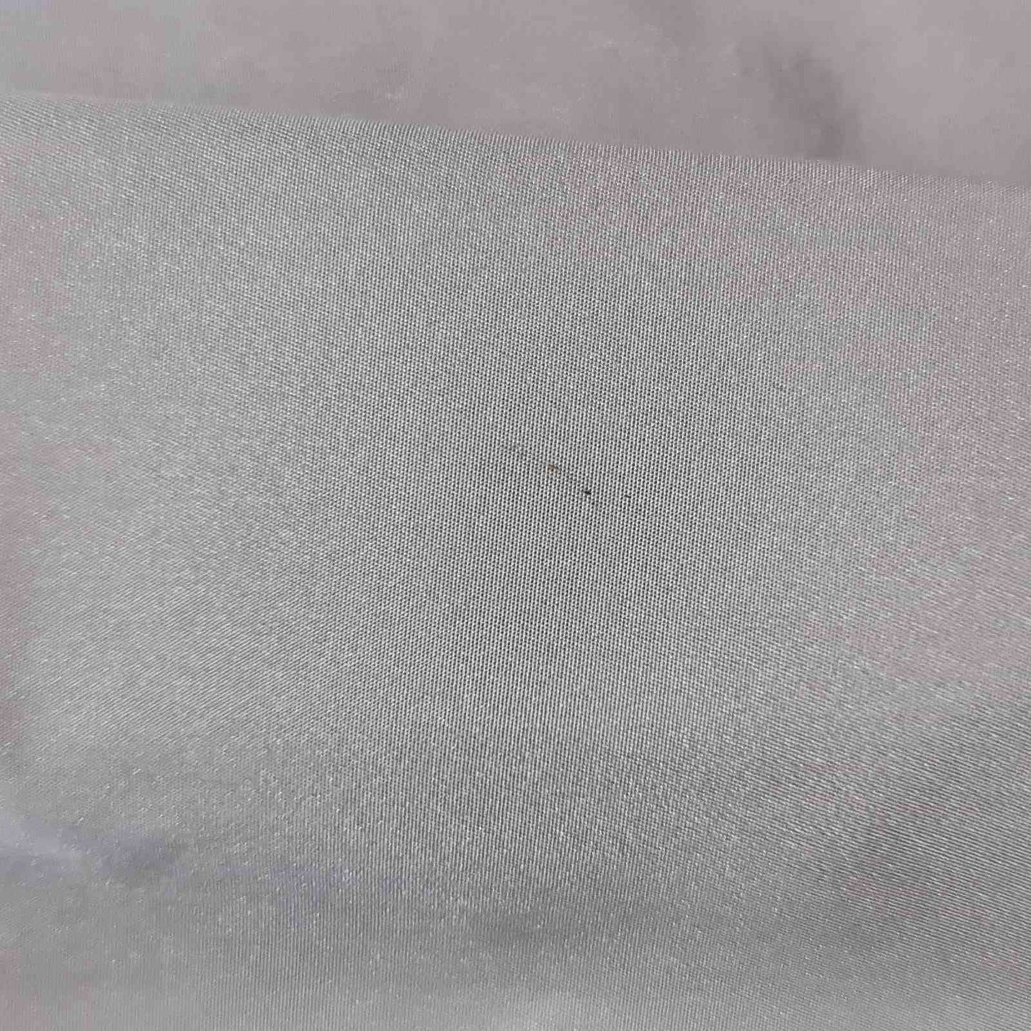 Chanel Gray Silk Knee Length Skirt Sz.38 Pre-owned