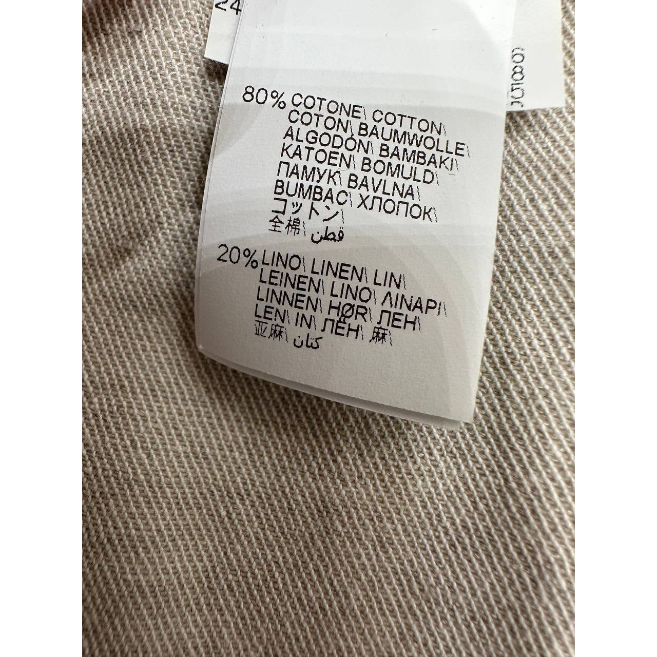 Brunello Cucinelli White Cotton Pants - Size 40 Pre-owned