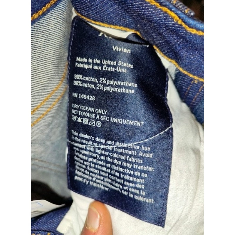 Khaite Dark Blue High-Waisted Jeans - Size S Pre-owned