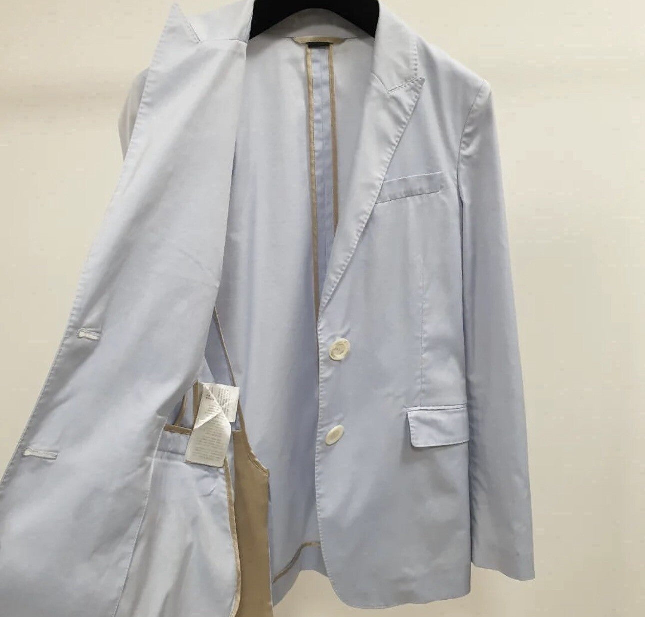 Gucci Light Blue Cotton Jacket Sz.40