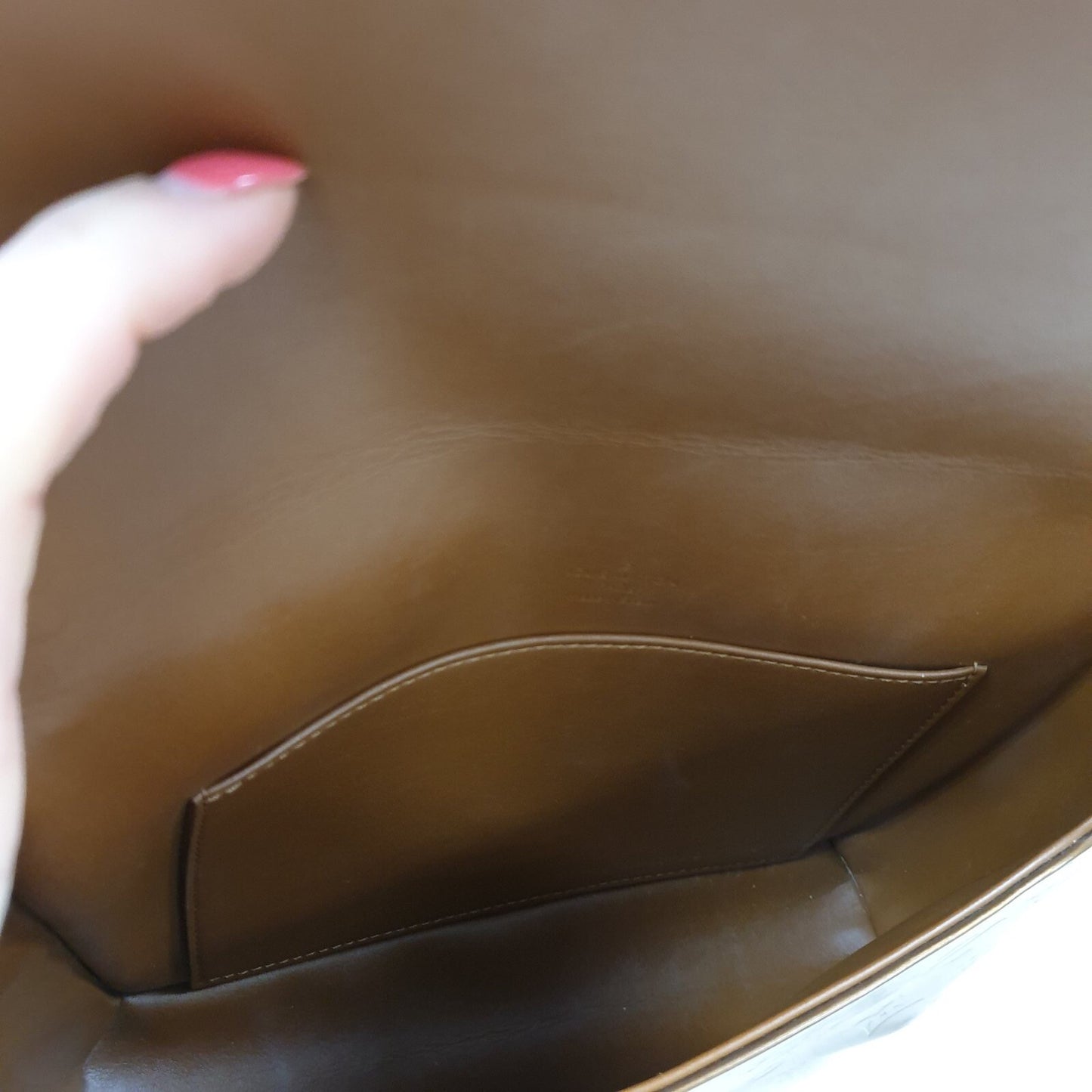 Louis Vuitton Brown Vernis Thompson Street Shoulder Bag