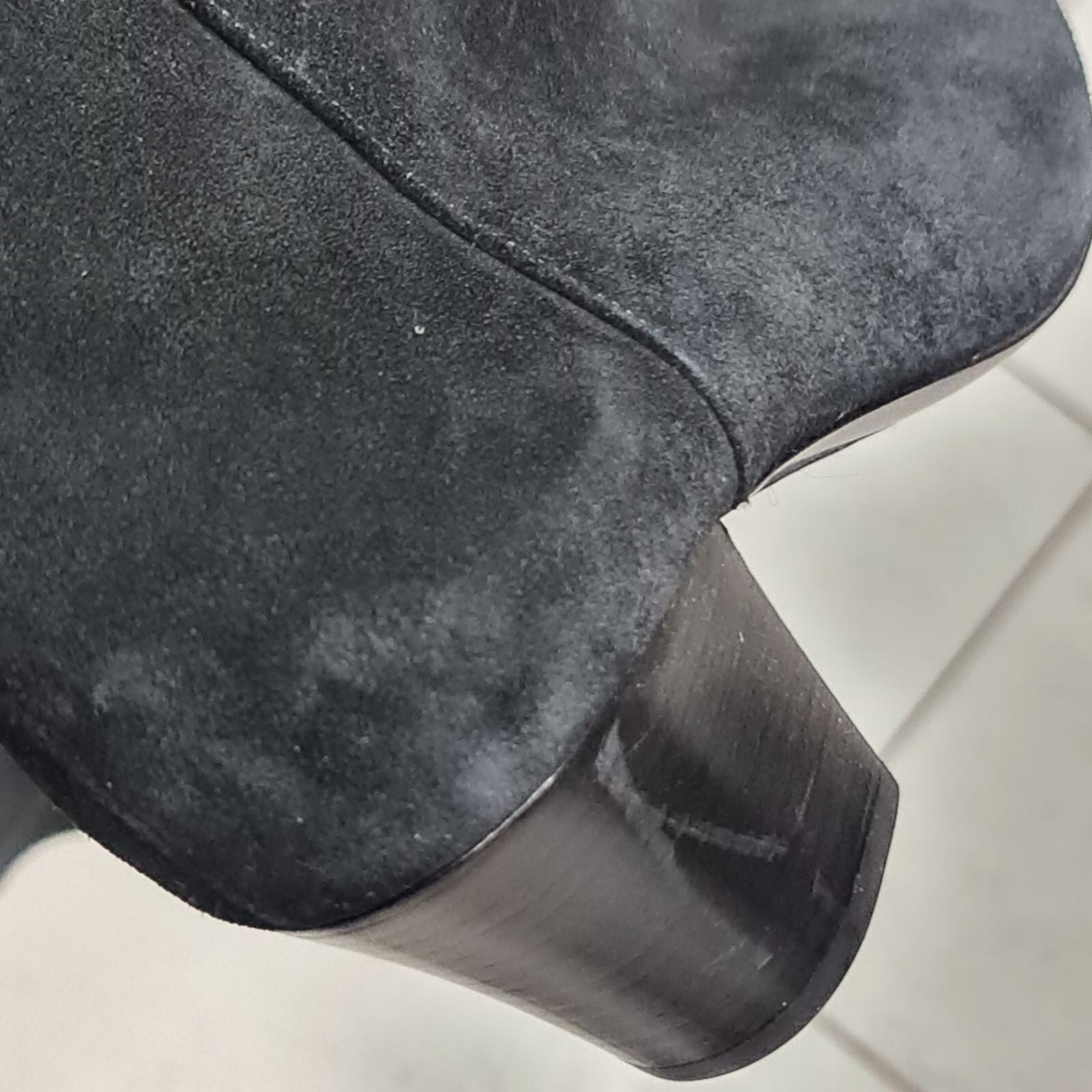 Saint Laurent Black Suede Boots Sz.38