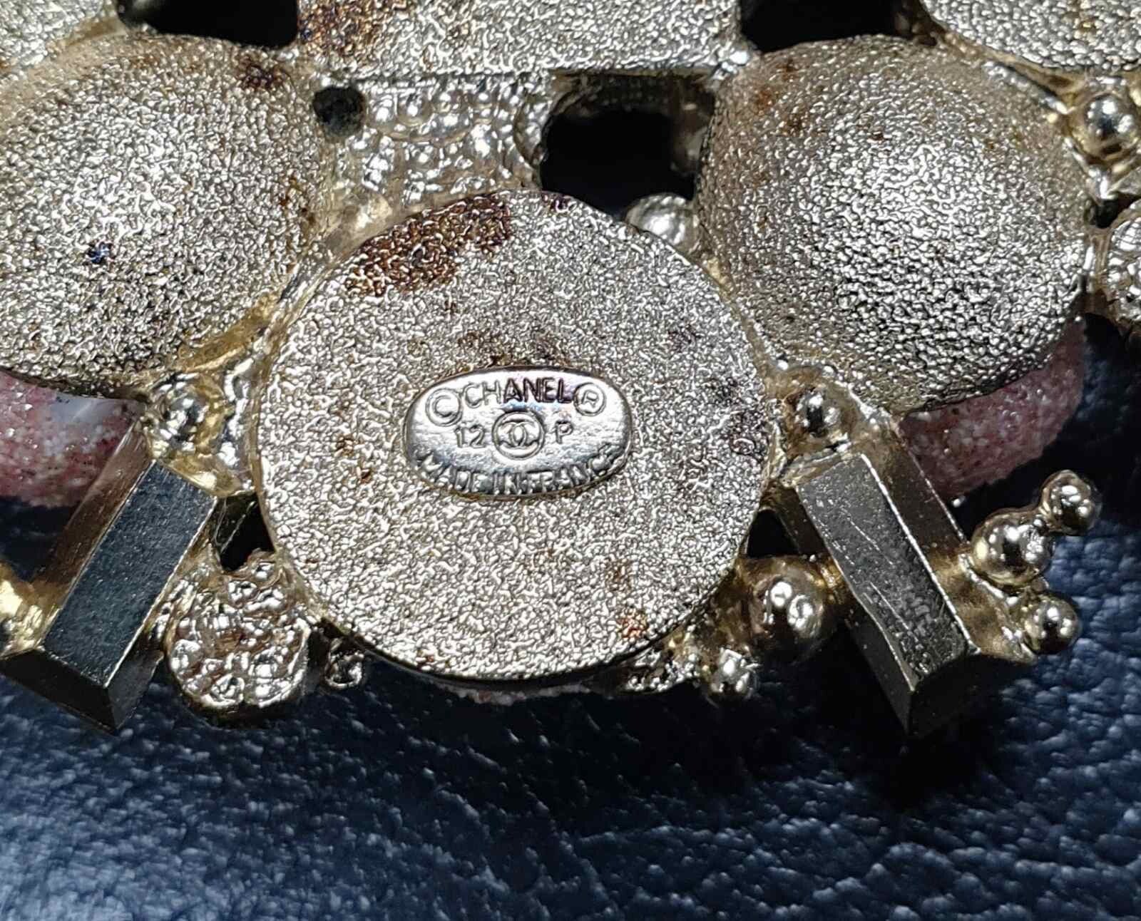 CHANEL 12P Artificial pearl Brooch