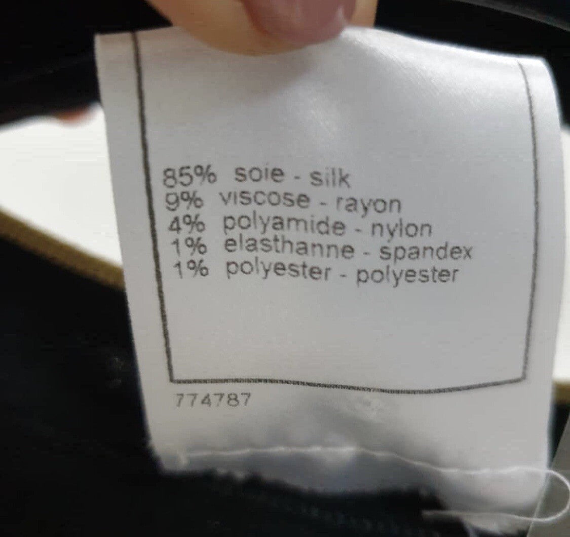 Chanel Striped Silk Tunic-dress Casual Dress Sz.38