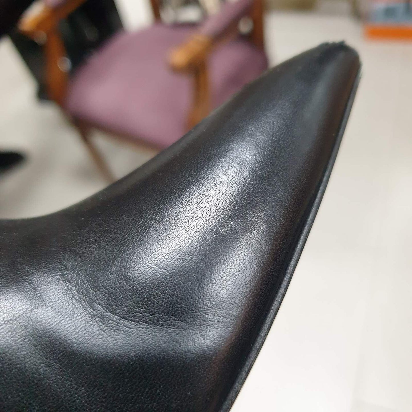 Christian Dior Black Leather Ties Heels Booties sz.39