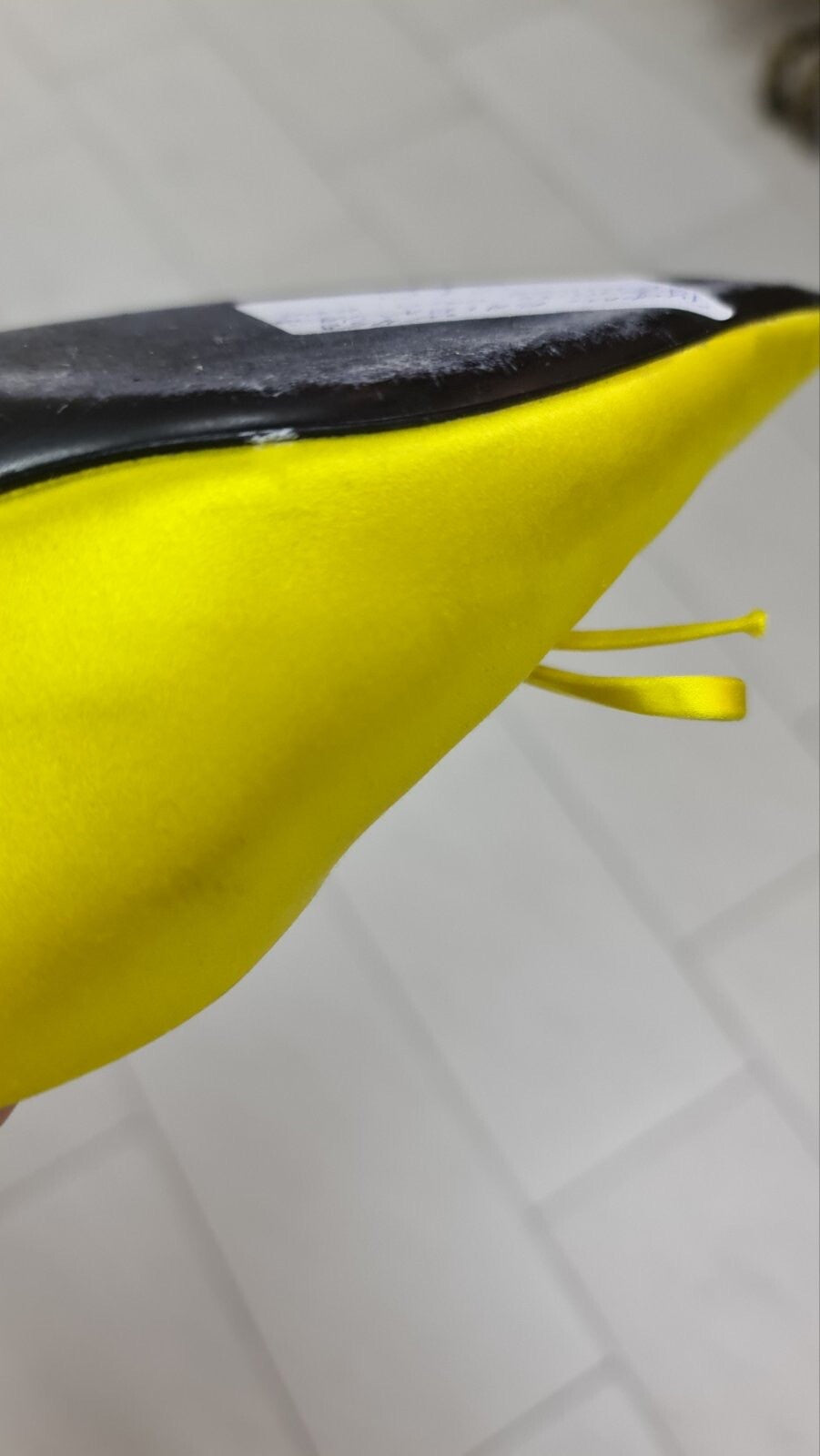 Balenciaga Yellow Textile Mules Sz.38