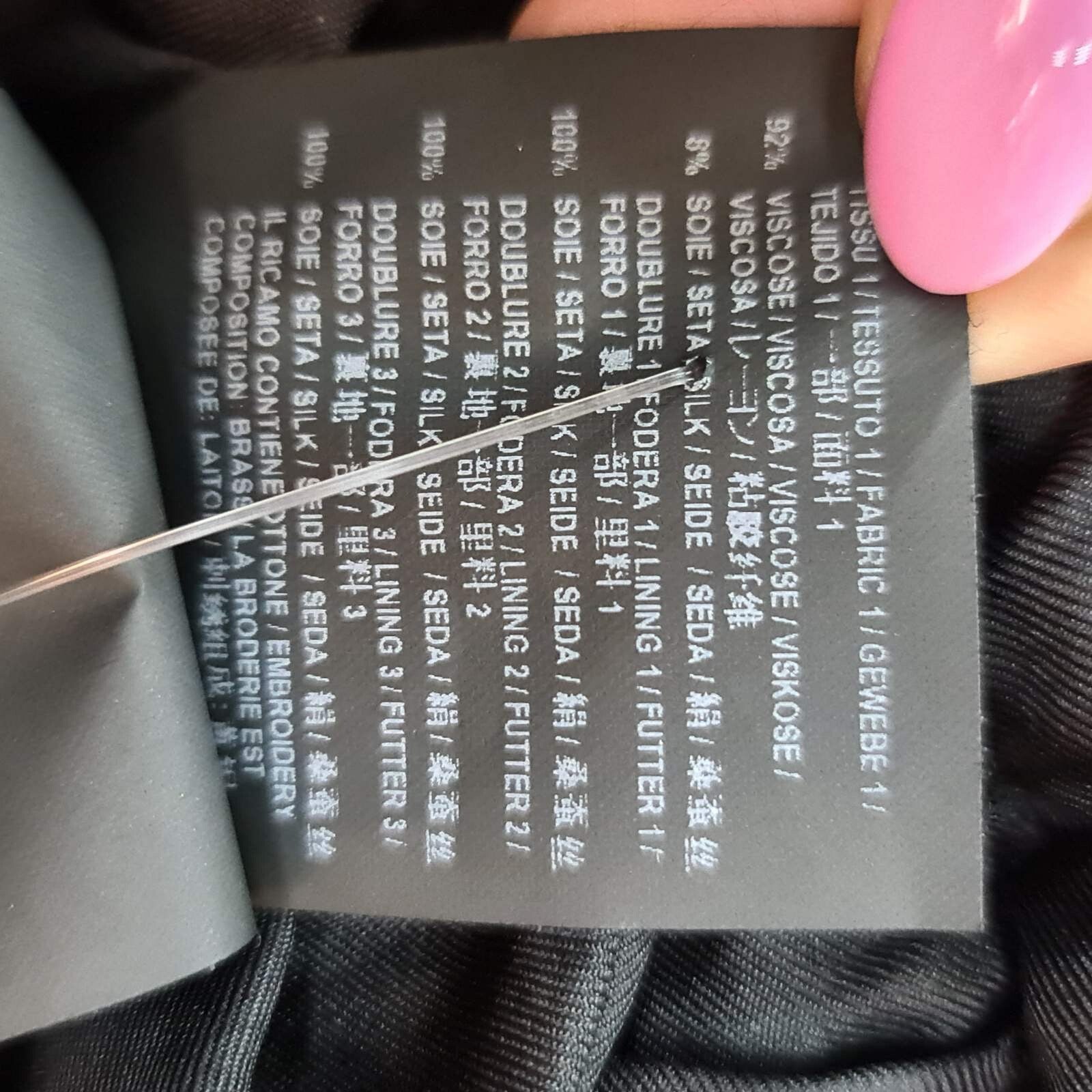 SAINT LAURENT Studded Ruffled Velvet Mini Black Dress Sz 36