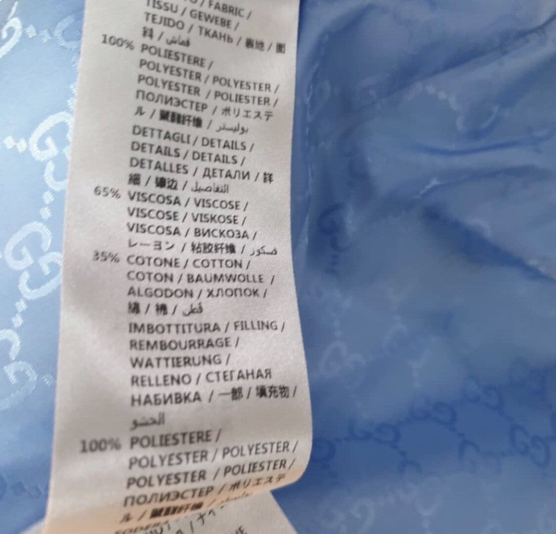 Gucci White Rose Collar Vest Puffer Jacket Sz.42