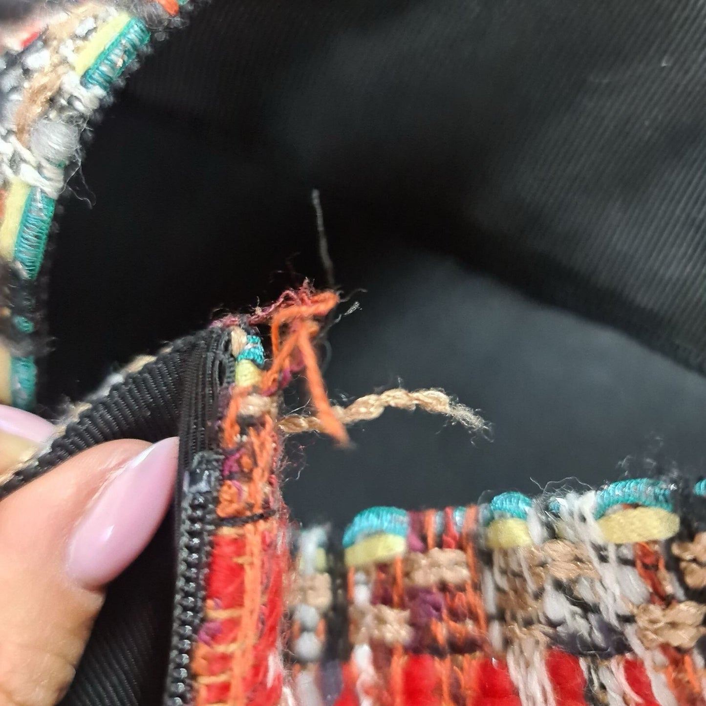 GUCCI Light Tweed Mini SkirtSz.42