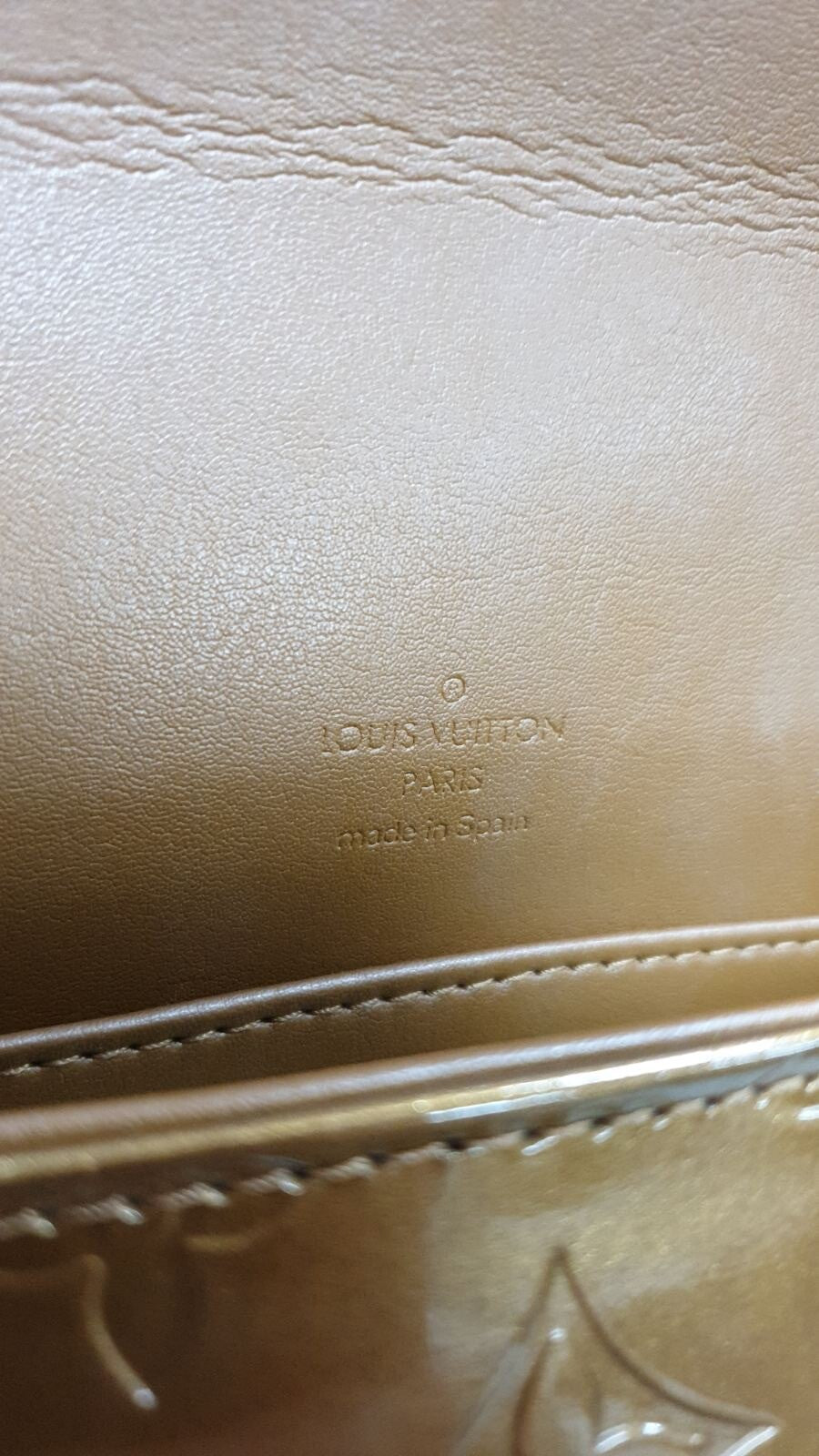 Louis Vuitton Brown Vernis Thompson Street Shoulder Bag