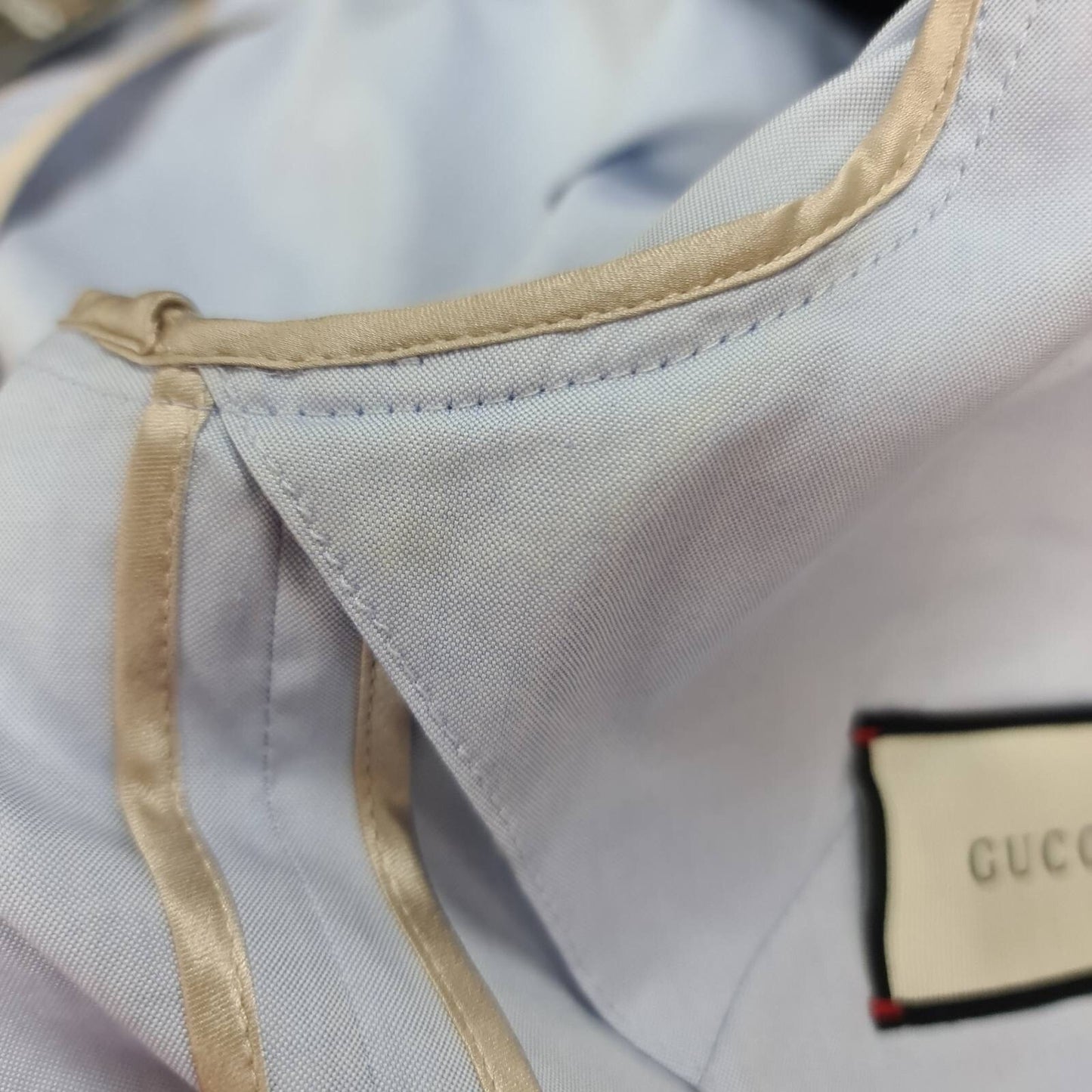 Gucci Light Blue Cotton Jacket Sz.40