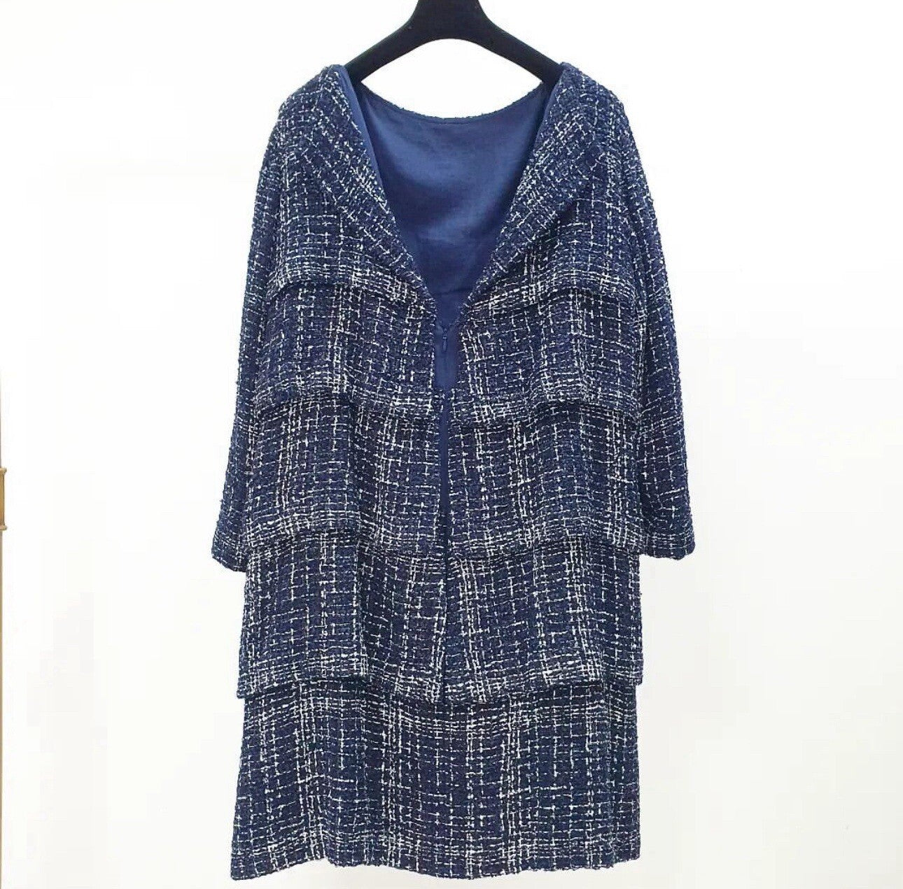 Chanel 7,2K$ Runway Tweed Dress  Sz.48