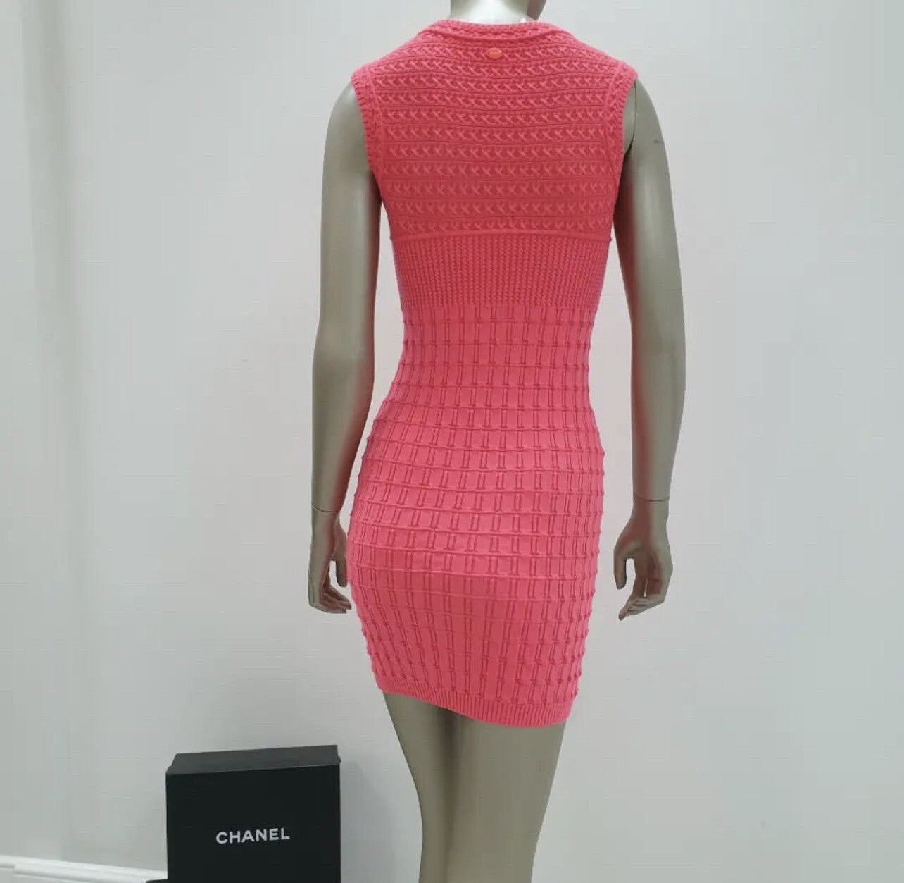 Chanel Dark Pink Mini Dress Sz.34
