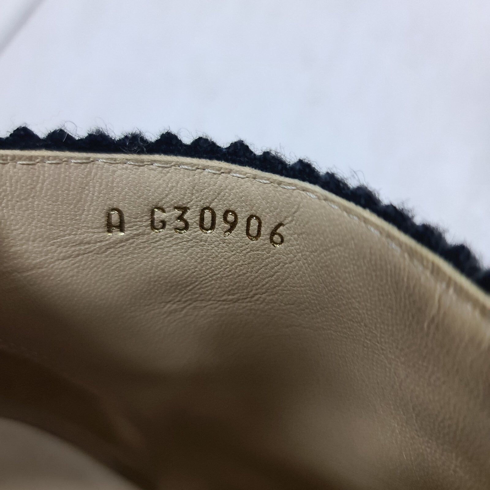 CHANEL Paris-Salzburg Grey Wool Quilted Gold Heeled Ankle Boot   Sz.39.5