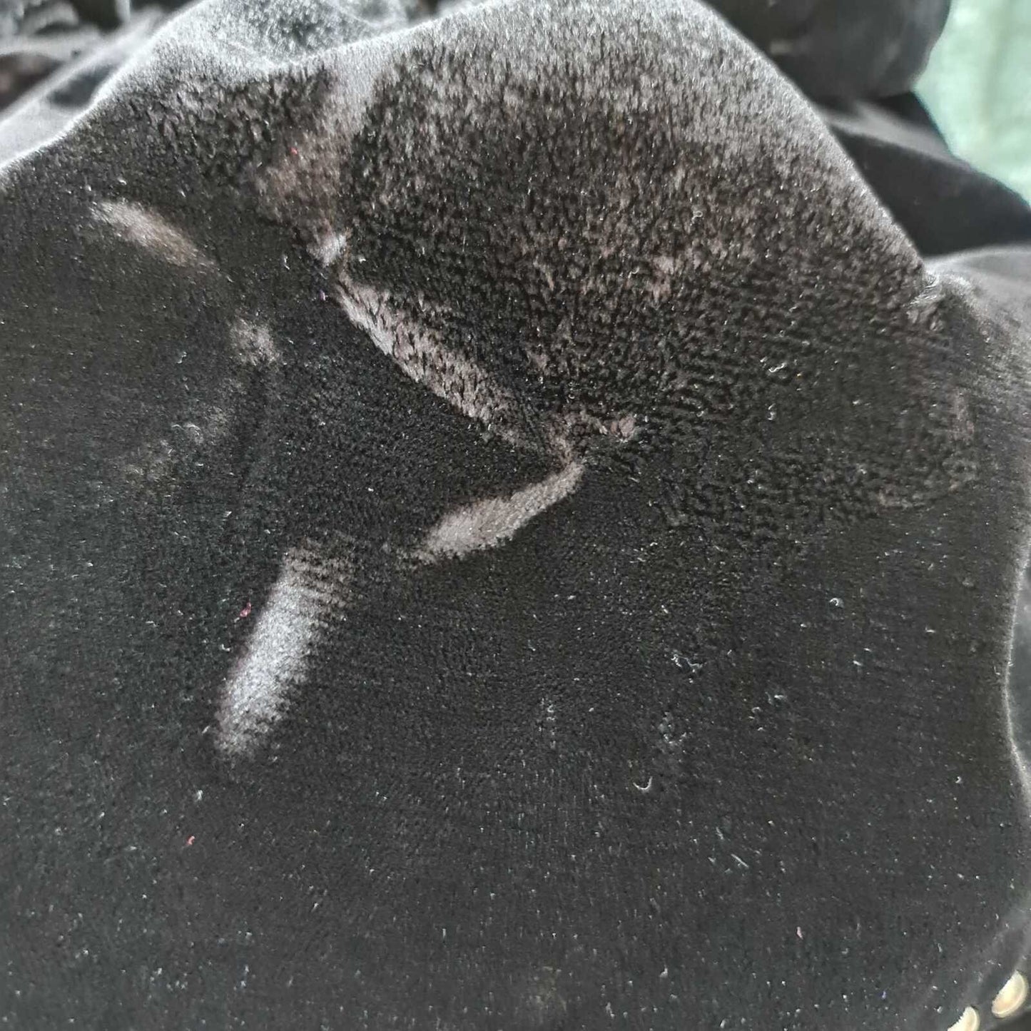 SAINT LAURENT Studded Ruffled Velvet Mini Black Dress Sz 36