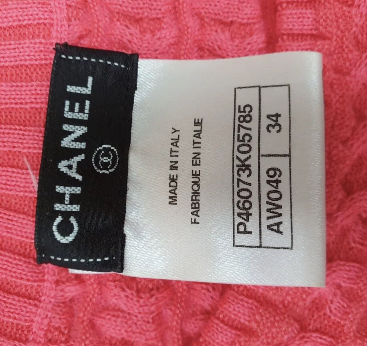 Chanel Dark Pink Mini Dress Sz.34