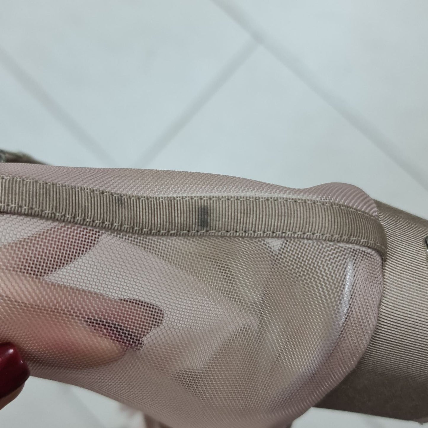 Chanel Pink Mesh and Grosgrain Flower Cap Toe Short Booties sz.38