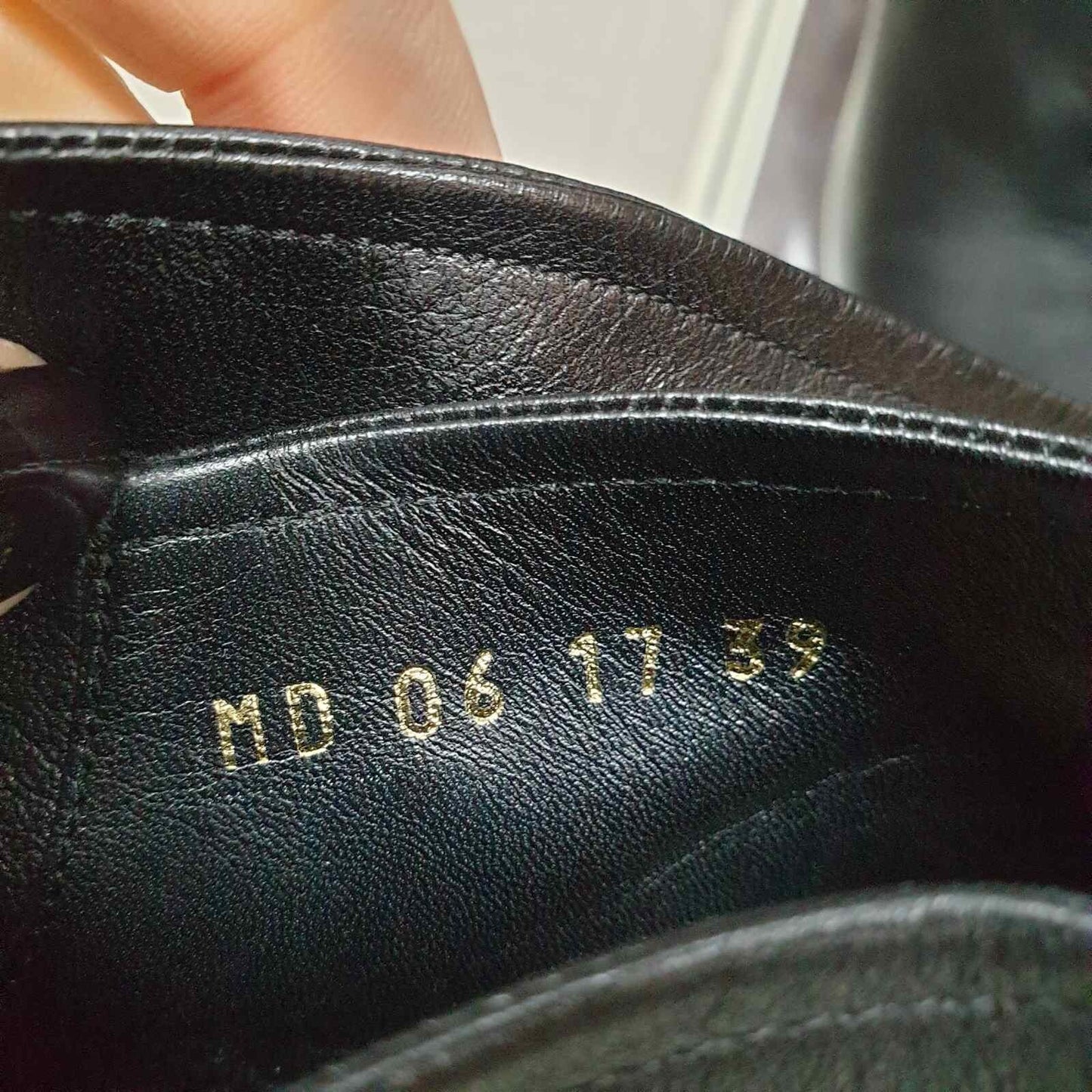 Christian Dior Black Leather Ties Heels Booties sz.39