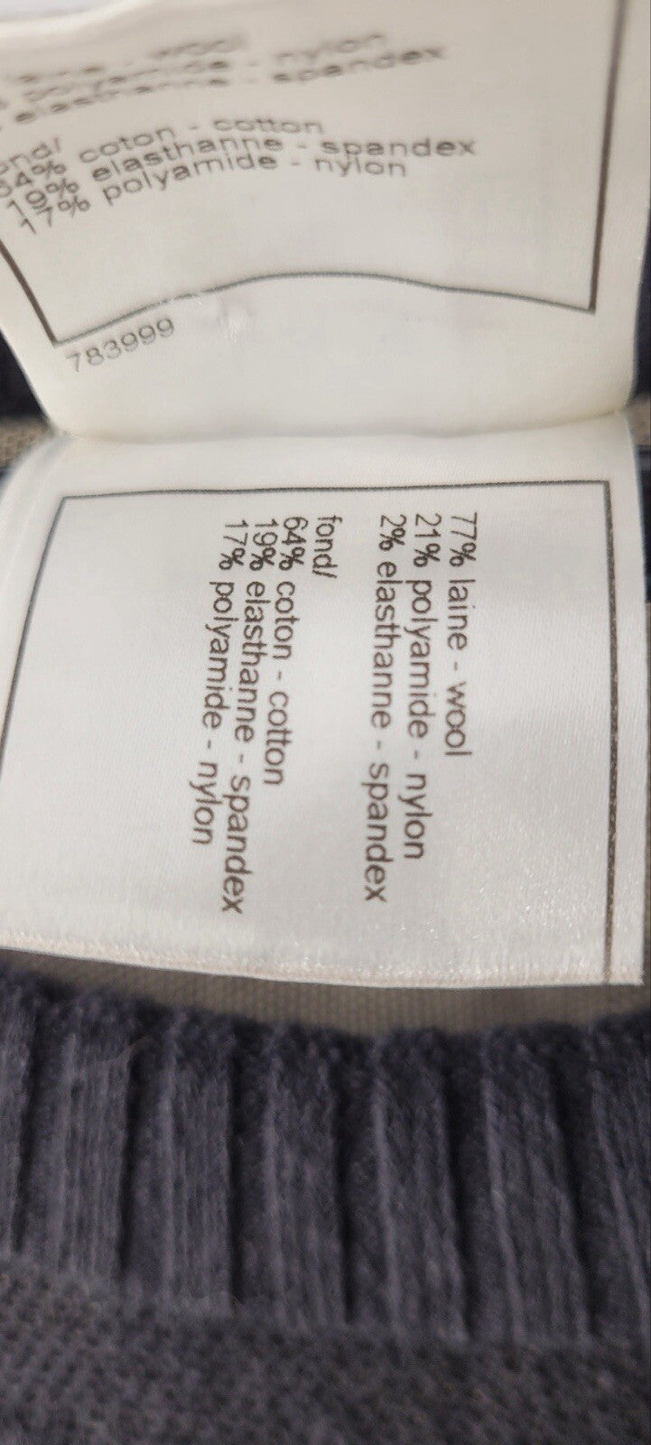 Chanel Black Knit Short Sleeve CC Button Mini Dress Sz.40