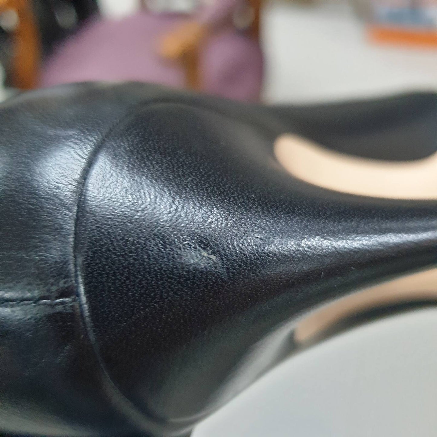 Christian Dior Black Leather Ties Heels Booties sz.39