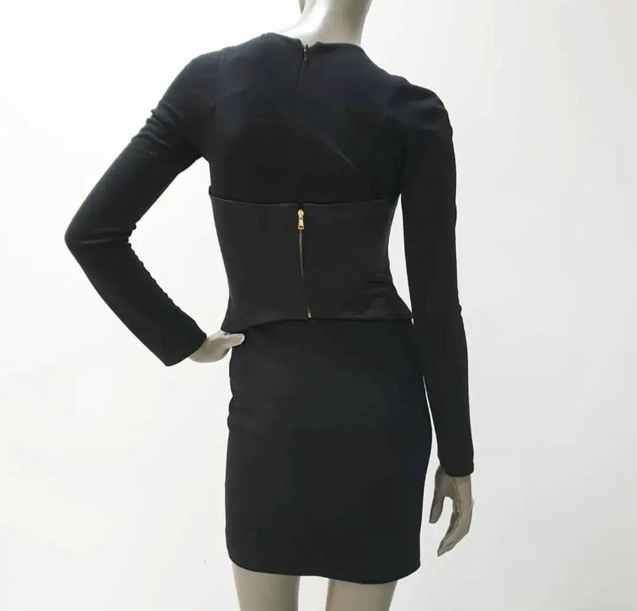 Tom Ford Black Corset Mini Night Out Dress Sz.40