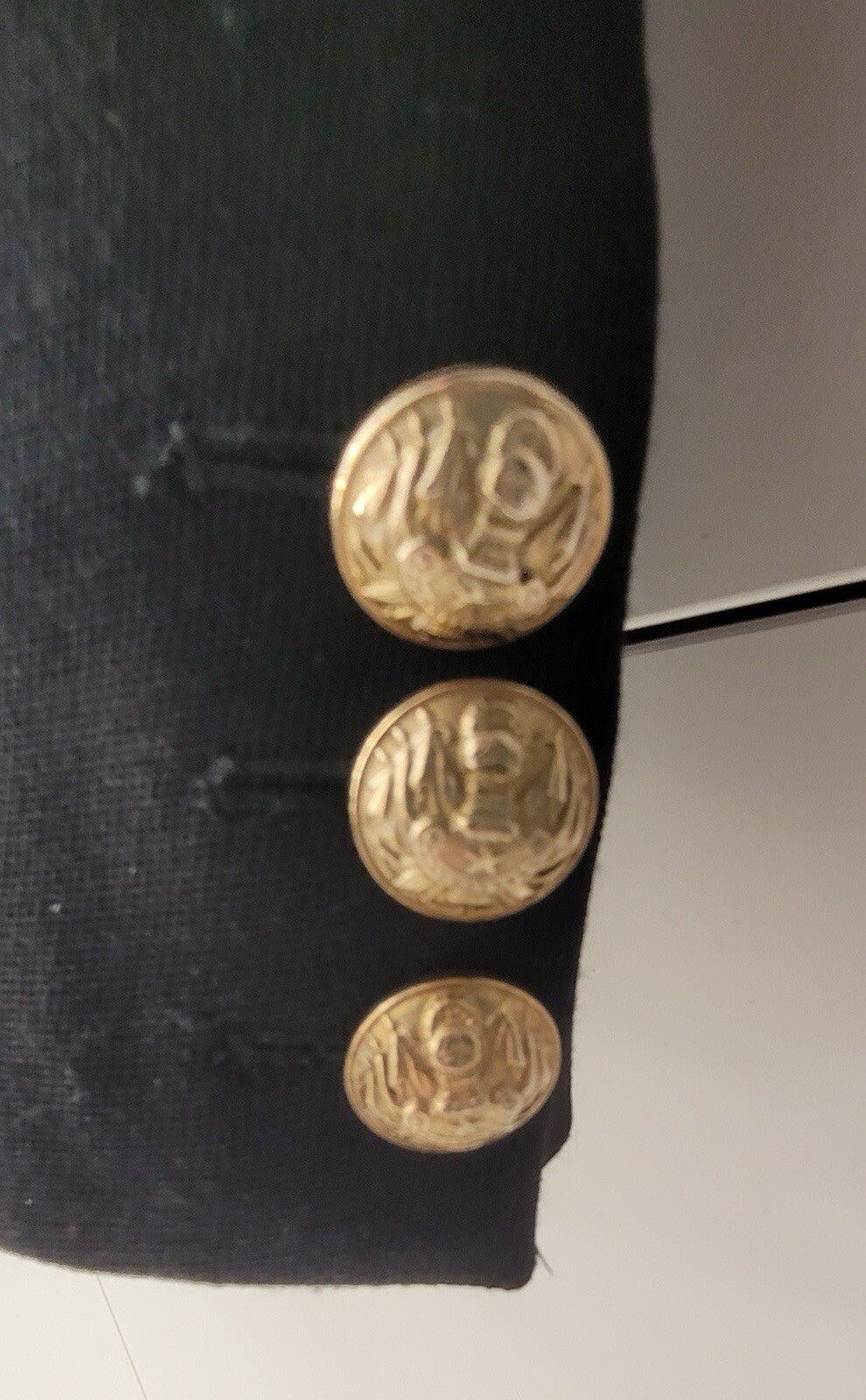 BALMAIN Black Wool one-button wool blazer Sz.38