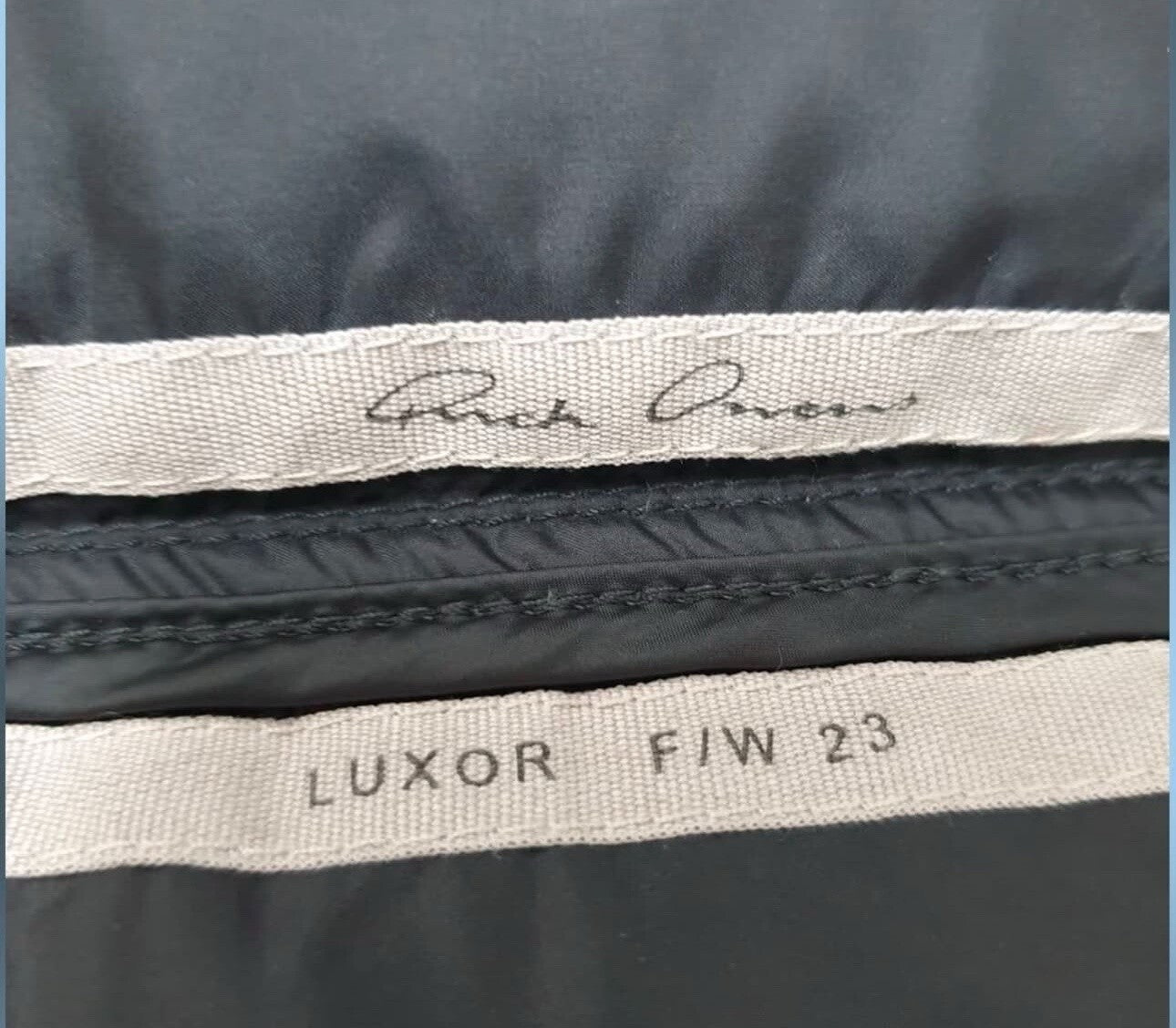 Rick Owens Black Puffer Jacket Sz.42