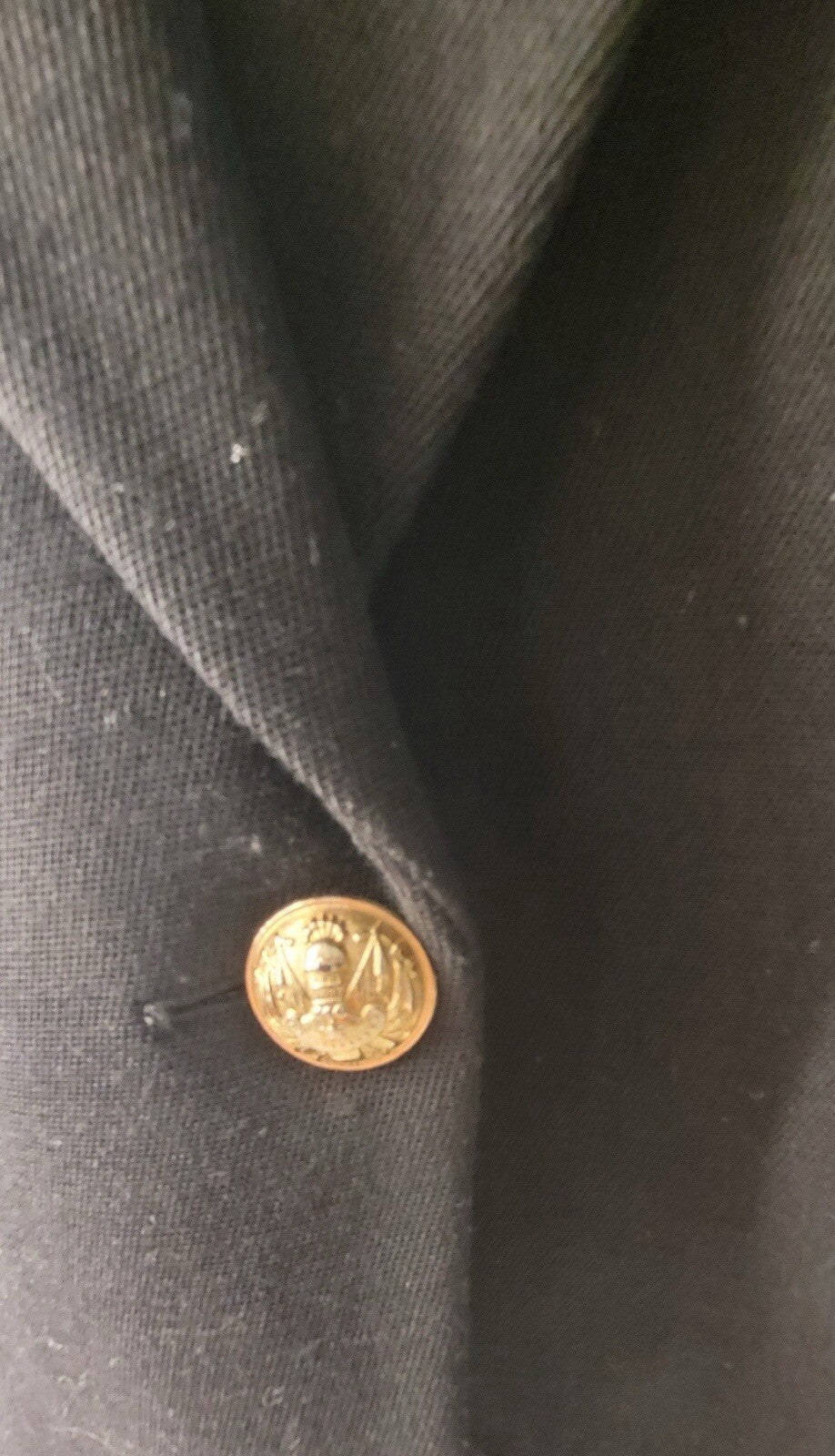 BALMAIN Black Wool one-button wool blazer Sz.38