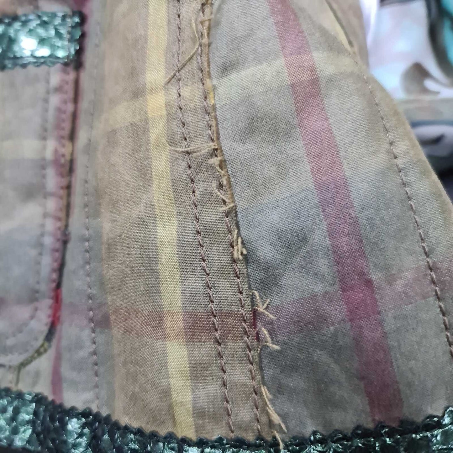 Chanel Paris-Edinburgh Python-Trimmed Jacket Sz.38