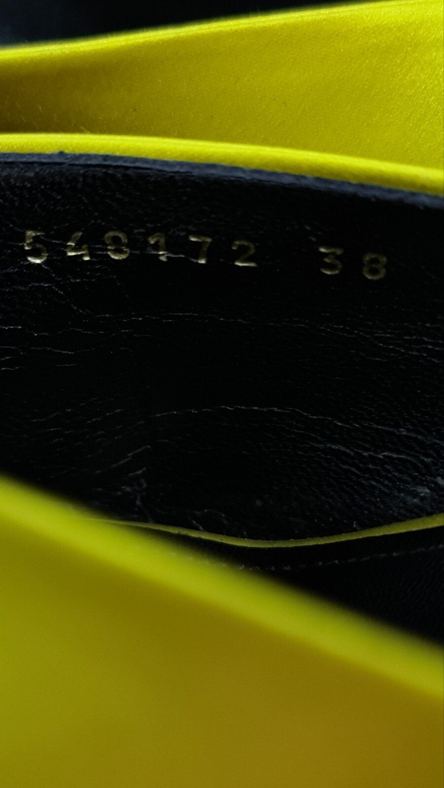 Balenciaga Yellow Textile Mules Sz.38